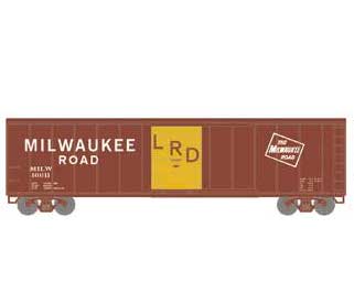 Roundhouse 15097 HO Scale 50' PS-1 Single Sliding Door Boxcar Milwaukee Road MILW 16611
