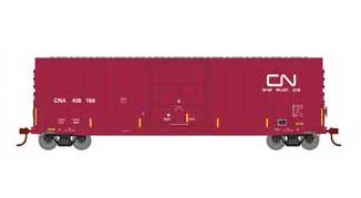 Roundhouse 1534 HO Scale 50' High Cube Plug Door Boxcar Canadian National CN 409166