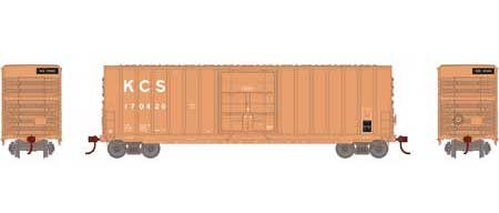 Roundhouse 1539 HO Scale 50' High Cube Plug Door Boxcar Kansas City Southern KCS 170429
