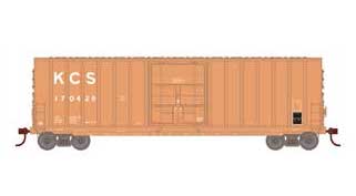Roundhouse 1539 HO Scale 50' High Cube Plug Door Boxcar Kansas City Southern KCS 170429