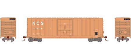 Roundhouse 1541 HO Scale 50' High Cube Plug Door Boxcar Kansas City Southern KCS 170747