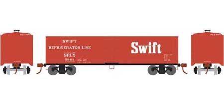 Roundhouse 1591 HO Scale 40' Wood Reefer SWIFT SRLX 5963