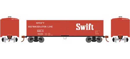 Roundhouse 1592 HO Scale 40' Wood Reefer SWIFT SRLX 6049