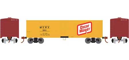 Roundhouse 1593 HO Scale 40' Wood Reefer Oscar Mayer MERX 577