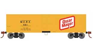 Roundhouse 1593 HO Scale 40' Wood Reefer Oscar Mayer MERX 577