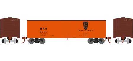 Roundhouse 1637 HO Scale 40' Wood Reefer Bangor & Aroostook BAR 6777