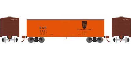 Roundhouse 1638 HO Scale 40' Wood Reefer Bangor & Aroostook BAR 6301