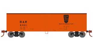 Roundhouse 1638 HO Scale 40' Wood Reefer Bangor & Aroostook BAR 6301