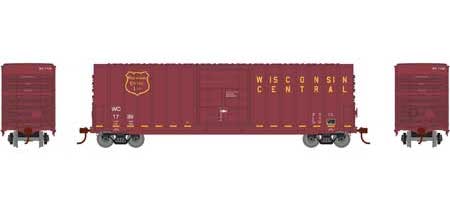 Roundhouse 1711 HO Scale 50' High Cube Plug Door Boxcar Wisconsin Central WC 1739