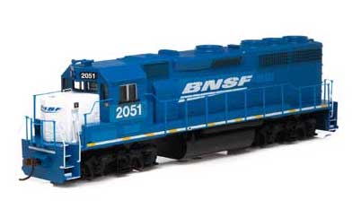 Roundhouse 18221 HO Scale GP40-2 BNSF 2051