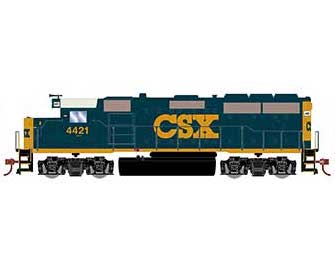 Roundhouse 18243 HO Scale EMD GP40-2 CSX 4421