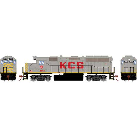 Roundhouse 18249 HO Scale EMD GP40-2 Kansas City Southern KCS 2955