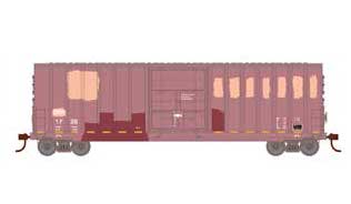 Roundhouse 2135 HO Scale 50' High Cube Plug Door Boxcar Dansville & Mount Morris Railroad DMM 1726