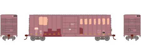 Roundhouse 2136 HO Scale 50' High Cube Plug Door Boxcar Dansville & Mount Morris Railroad DMM 1730