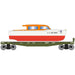 Roundhouse 2277 HO Scale 40' Flatcar with Air Force Rescue Boat DODX 7014
