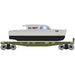 Roundhouse 2300 HO Scale 40' Flatcar with Navy Boat DODX 7077