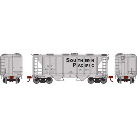 Roundhouse 2302 HO PS-2 2003 2 Bay Covered Hopper Southern Pacific SP 401504