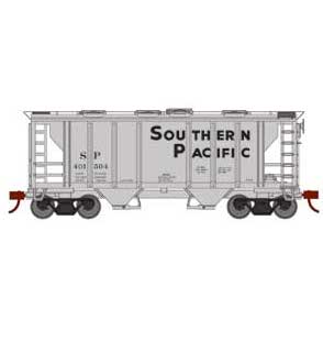 Roundhouse 2302 HO PS-2 2003 2 Bay Covered Hopper Southern Pacific SP 401504