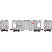 Roundhouse 2387 HO PS-2 2003 2 Bay Covered Hopper Milwaukee Road MILW 99722