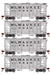 Roundhouse 2388 HO PS-2 2003 2 Bay Covered Hopper Milwaukee Road MILW 4 Pack