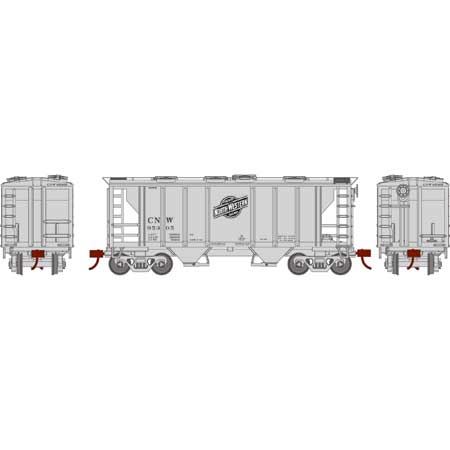 Roundhouse 2390 HO PS-2 2003 2 Bay Covered Hopper Chicago NorthWestern C&NW 95305