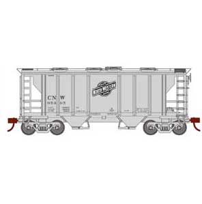 Roundhouse 2390 HO PS-2 2003 2 Bay Covered Hopper Chicago NorthWestern C&NW 95305