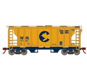 Roundhouse 2394 HO PS-2 2003 2 Bay Covered Hopper Chessie System WM 5747