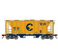 Roundhouse 2395 HO PS-2 2003 2 Bay Covered Hopper Chessie System WM 5850