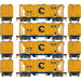 Roundhouse 2396 HO PS-2 2003 2 Bay Covered Hopper Chessie System WM 4 Pack