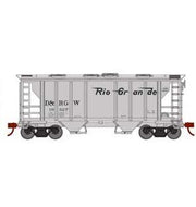 Roundhouse 2397 HO PS-2 2003 2 Bay Covered Hopper Rio Grande D&RGW 18327