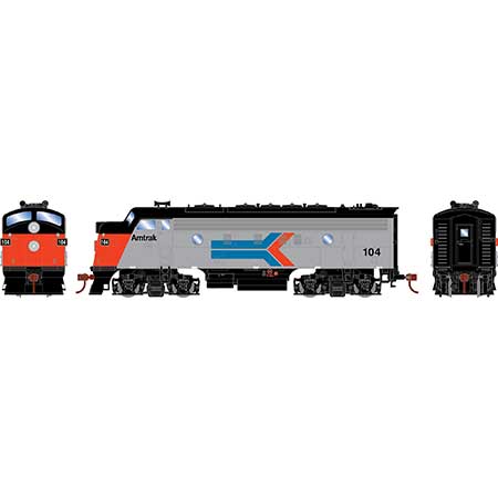 Roundhouse 3255 HO Scale EMD F7A Amtrak Phase 1 104