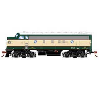 Roundhouse 3258 HO Scale EMD F7A Burlington Northern BN 1