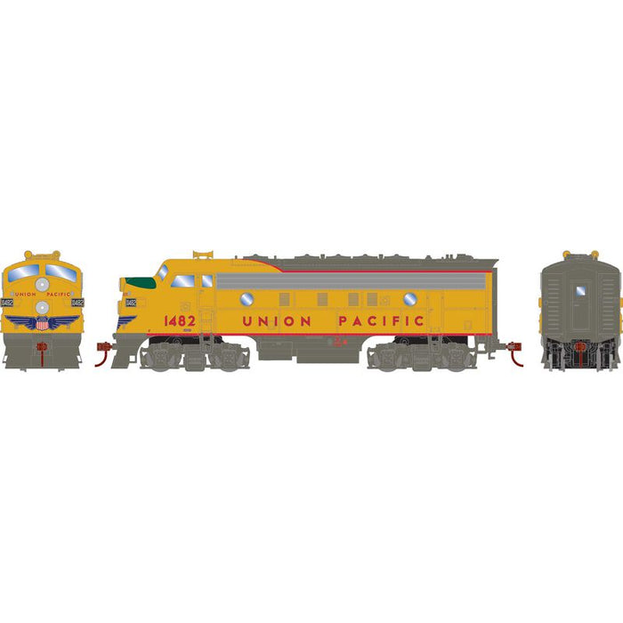 Roundhouse 3316 HO Scale EMD F7A Union Pacific UP 1482 DC
