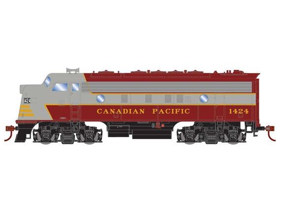 Roundhouse 3318 HO Scale EMD F7A Canadian Pacific CPR 1424 DC