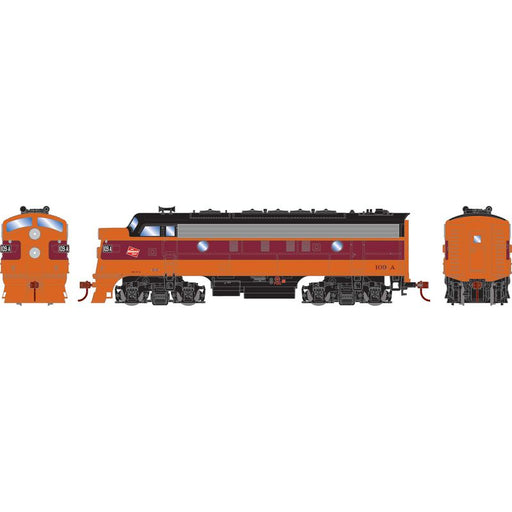 Roundhouse 3319 HO Scale EMD F7A Milwaukee Road MILW 109A DC