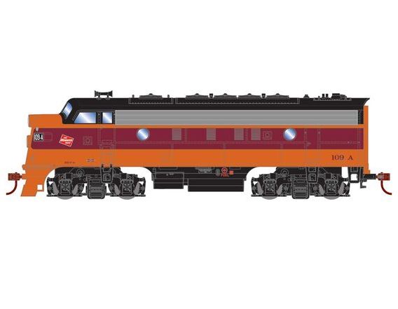 Roundhouse 3319 HO Scale EMD F7A Milwaukee Road MILW 109A DC