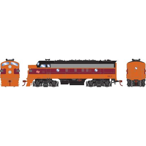 Roundhouse 3320 HO Scale EMD F7A Milwaukee Road MILW 118C DC