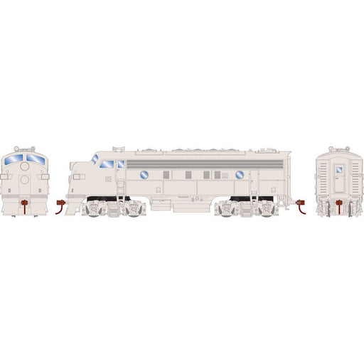 Roundhouse 3334 HO Scale EMD F7A Dual Headlight Version Undecorated DC