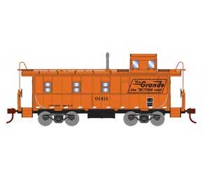 Roundhouse 74292 HO Scale Cupola Caboose Rio Grande D&RGW 01411