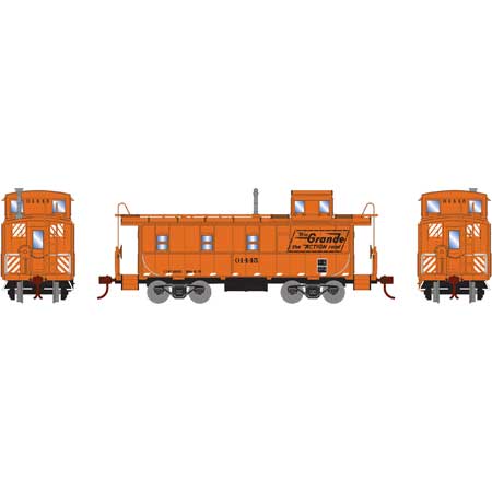 Roundhouse 74293 HO Scale Cupola Caboose Rio Grande D&RGW 01445