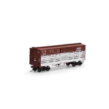 Roundhouse 75276 HO Scale 36' Old Time Stock Car Canadian National CN 151160