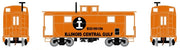 Roundhouse 76834 HO Scale 2 Window Caboose Illinois Central IC 199114 - NOS