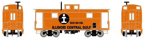 Roundhouse 76834 HO Scale 2 Window Caboose Illinois Central IC 199114 - NOS
