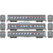 Roundhouse 79121 HO Scale Streamlined Passenger 3 Car Set Amtrak Phase 1
