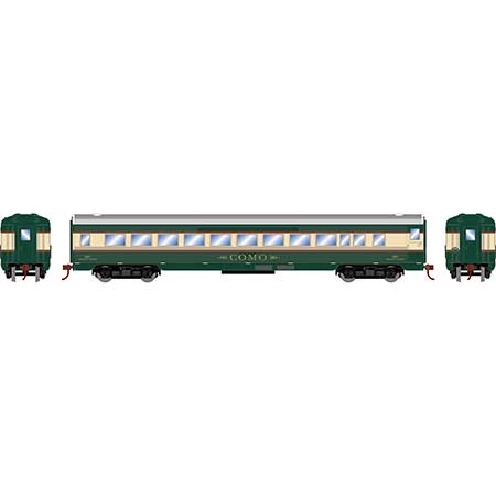 Roundhouse 79122 HO Scale Streamlined Passenger Coach Burlington Northern BN Como
