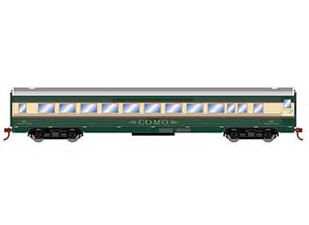 Roundhouse 79122 HO Scale Streamlined Passenger Coach Burlington Northern BN Como