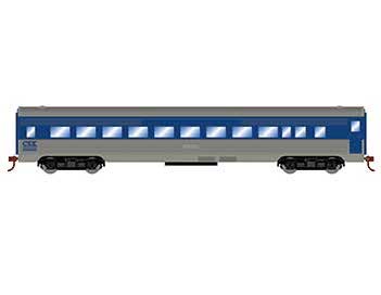 Roundhouse 79124 HO Scale Streamlined Passenger Coach CSX