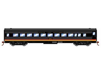 Roundhouse 79126 HO Scale Streamlined Passenger Coach Kansas City Southern KCS 272
