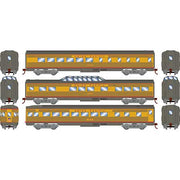 Roundhouse 79131 HO Scale Streamlined Passenger 3 Car Set Union Pacific UP