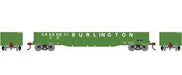 Roundhouse 82071 HO Scale 50' Gondola Chicago Burlington and Quincy CB&Q 83657